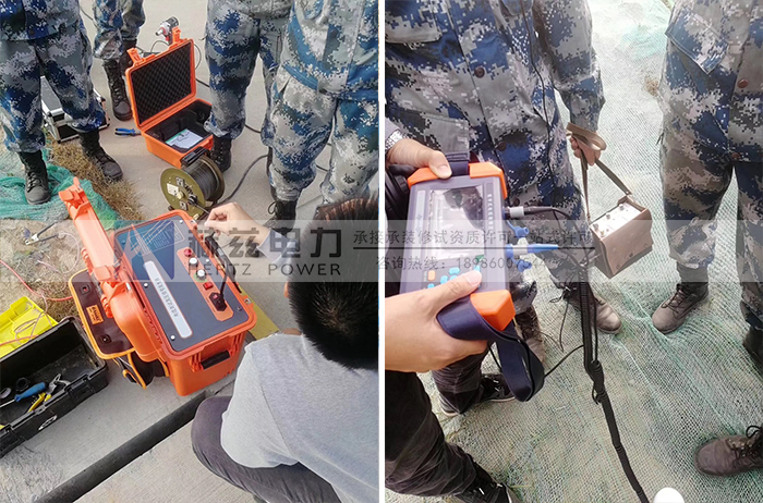 赫茲電力電纜故障檢測儀客戶驗收非常滿意